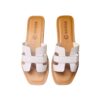 Sandalias Viena  Blanco/cafe