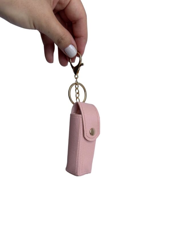Llavero/Charms Porta Libs Rosa