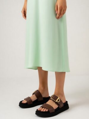 Sandalias Aria Marron Chocolate