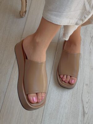 Sandalias Magna Marron Taupe